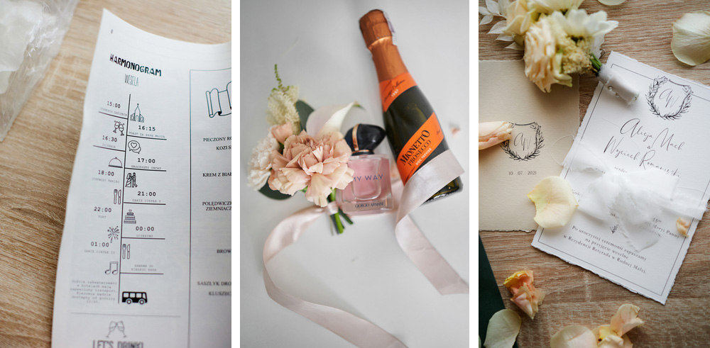 prosecco na wesele, dekoracje do ślubu, wino musujące na wesele