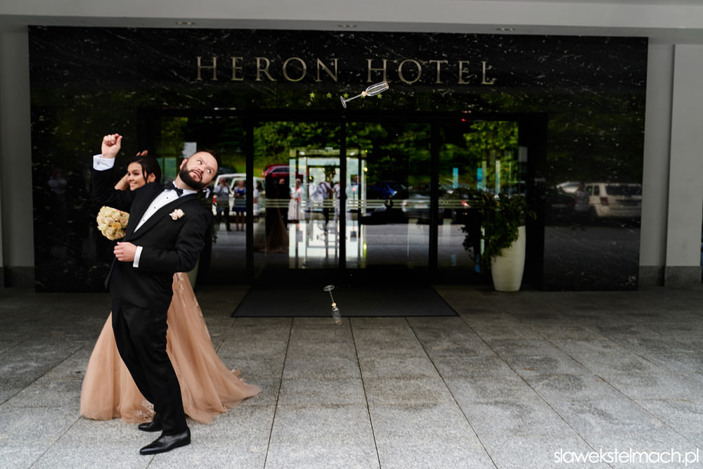 piękne wesele w heron live hotel